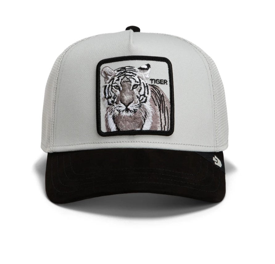 Gorra Blanca/Negra Tigre-Goorin Bross