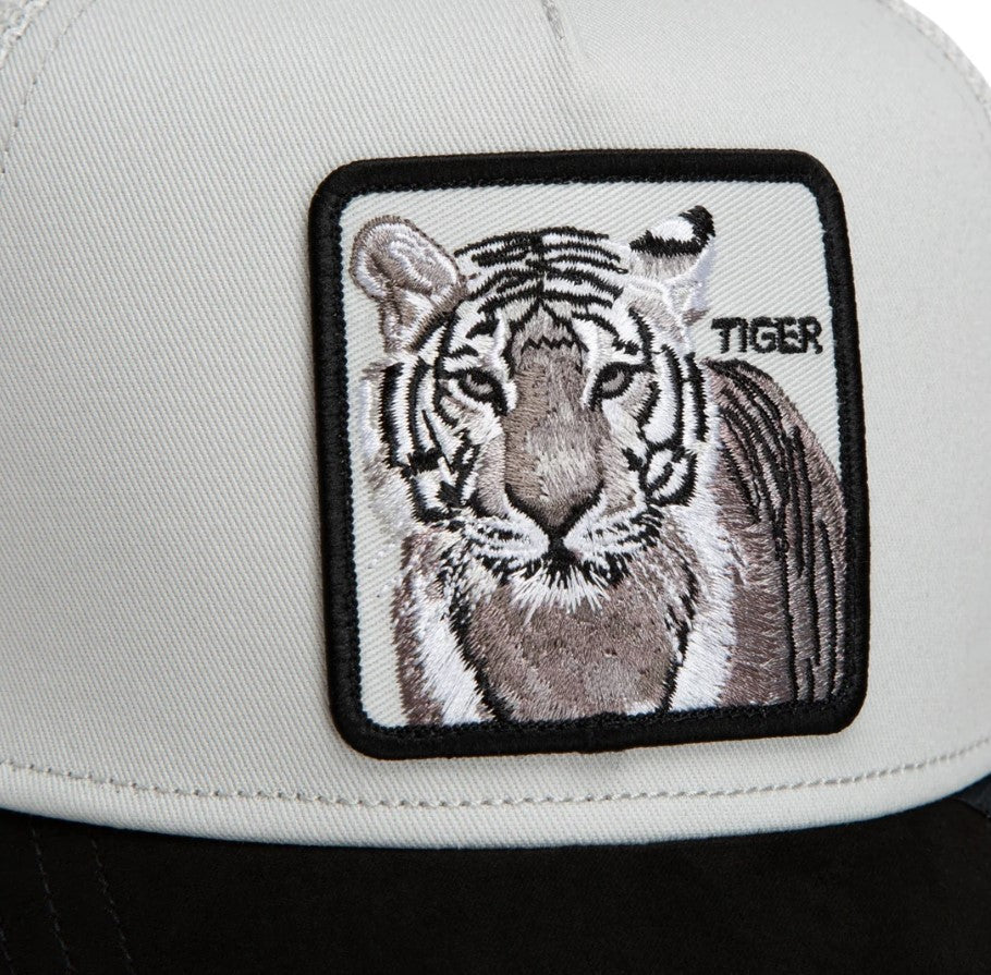 Gorra Blanca/Negra Tigre-Goorin Bross